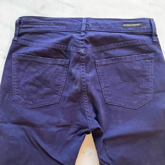 BNWOT CoH POISON (PURPLE) THOMPSON MEDIUM RISE CROPPED SKINNY JEANS - Picture 10 of 15